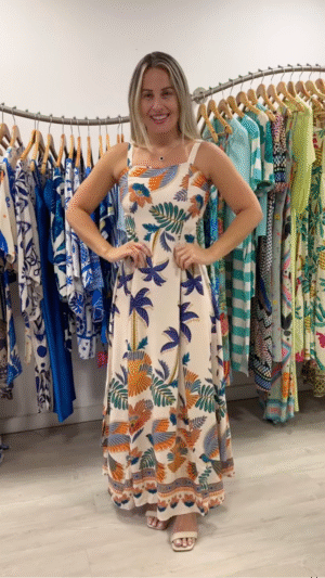 Vestido Nina olho grego